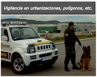 Servicio de vigilancia en urbanizaciones, polígonos, transportes y espacios públicos